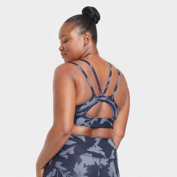 All in Motion Women's Light Support Strappy Racerback Bra | Size Large - Picture 9 of 13